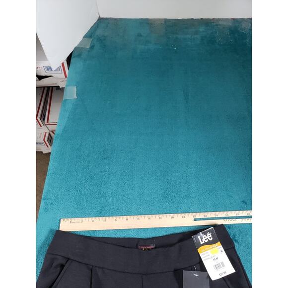 Lee Dress Pants Size 10 Womens Black Stretch Pull On High Rise Wide Leg NWT - Picture 11 of 15
